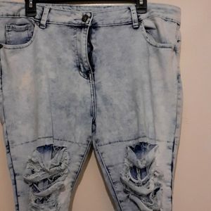 Stonewashed jeans